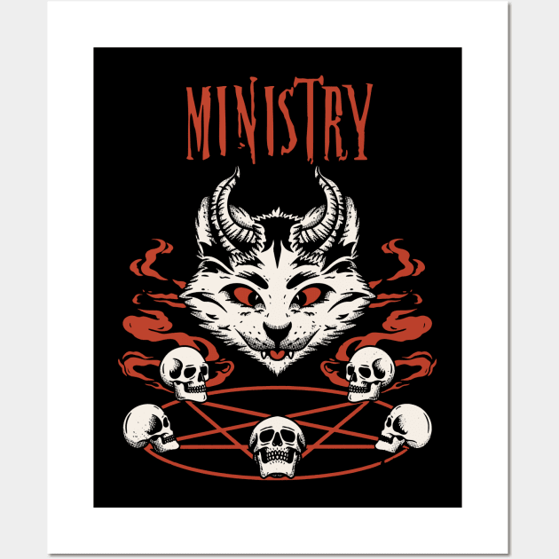 ministry catanic Wall Art by matilda cloud